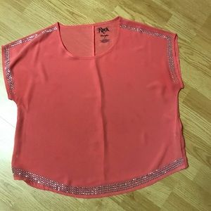 Coral sheer Rock 47 by wrangler size small